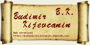Budimir Kijevčanin vizit kartica